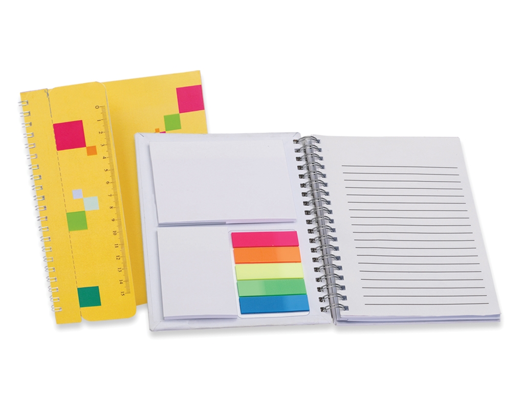 Sticky Notepad With Ruler